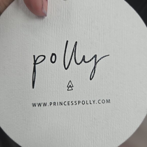 Princess Polly Black Betta Venore Cowl Neck Back Slit Satin Maxi Dress  8 - Picture 8 of 8